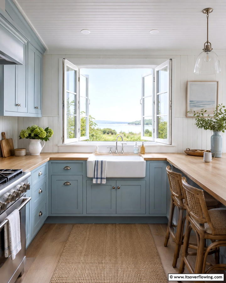 Casement Window for Ventilation - 25 Kitchen Window Ideas Over Sink for Natural Light