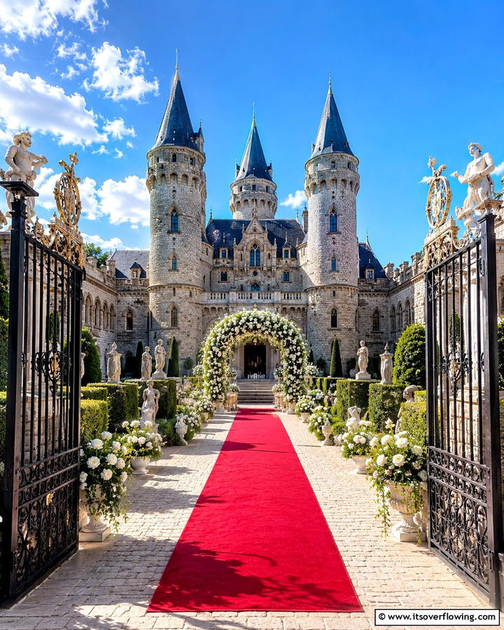Castle Fairytale - 25 Wedding Venue Ideas to Find Your Perfect Location