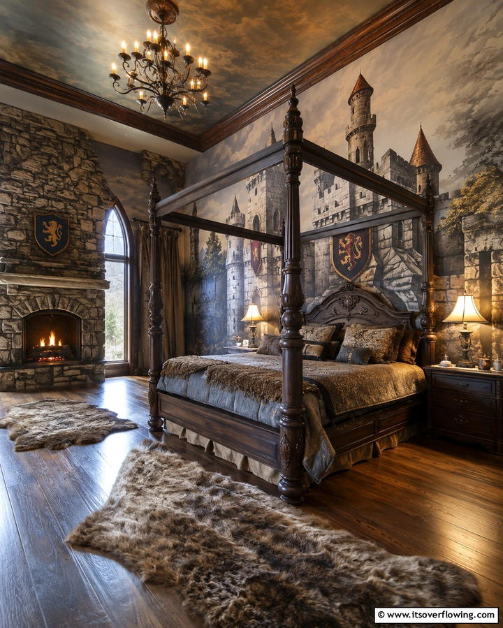 Castle Inspired Wall Murals - 25 Medieval Home Decor Ideas for a Unique Style