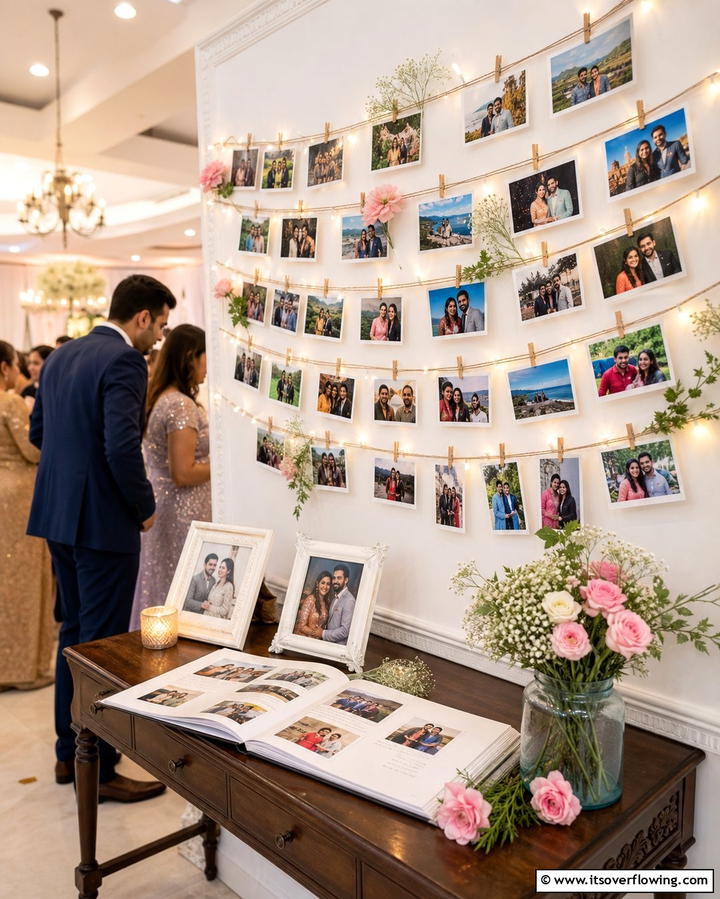 Casual Photo Album Display - 25 Casual Wedding Ideas for a Relaxed and Intimate Celebration