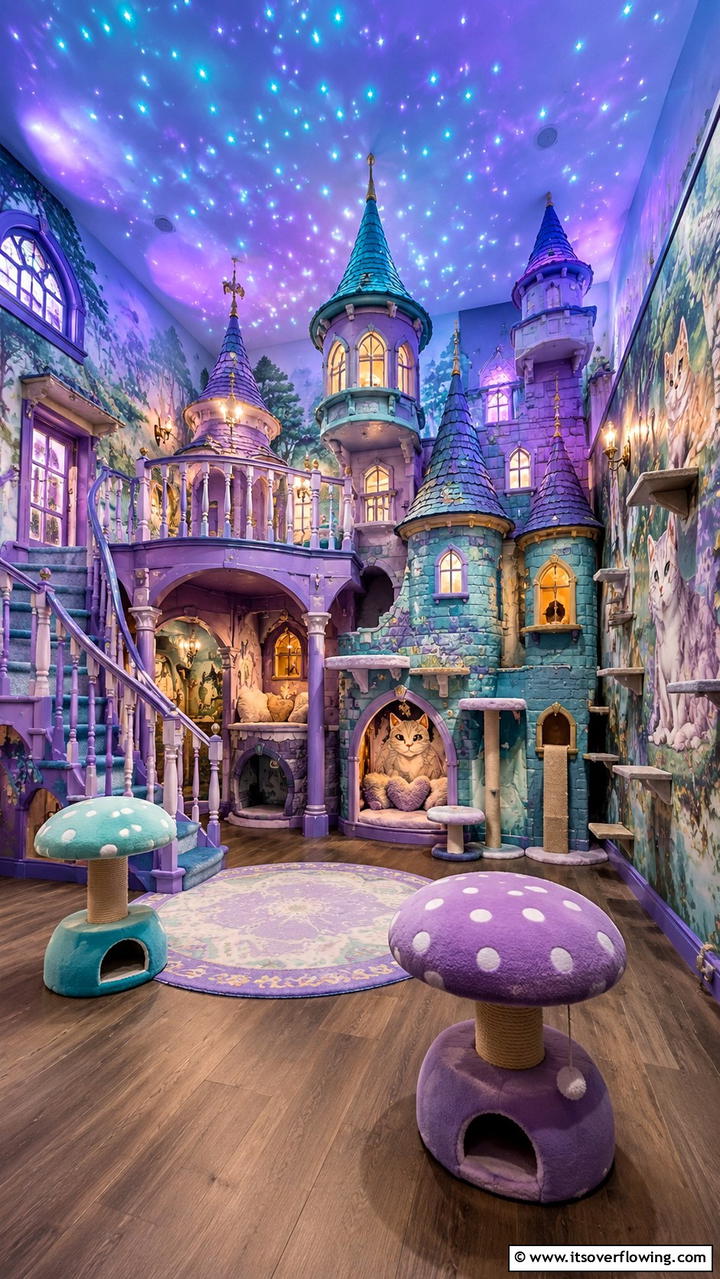 Cat Fantasy Realm - 30 Cat Room Ideas- Create a Purr-fect Space for Your Feline