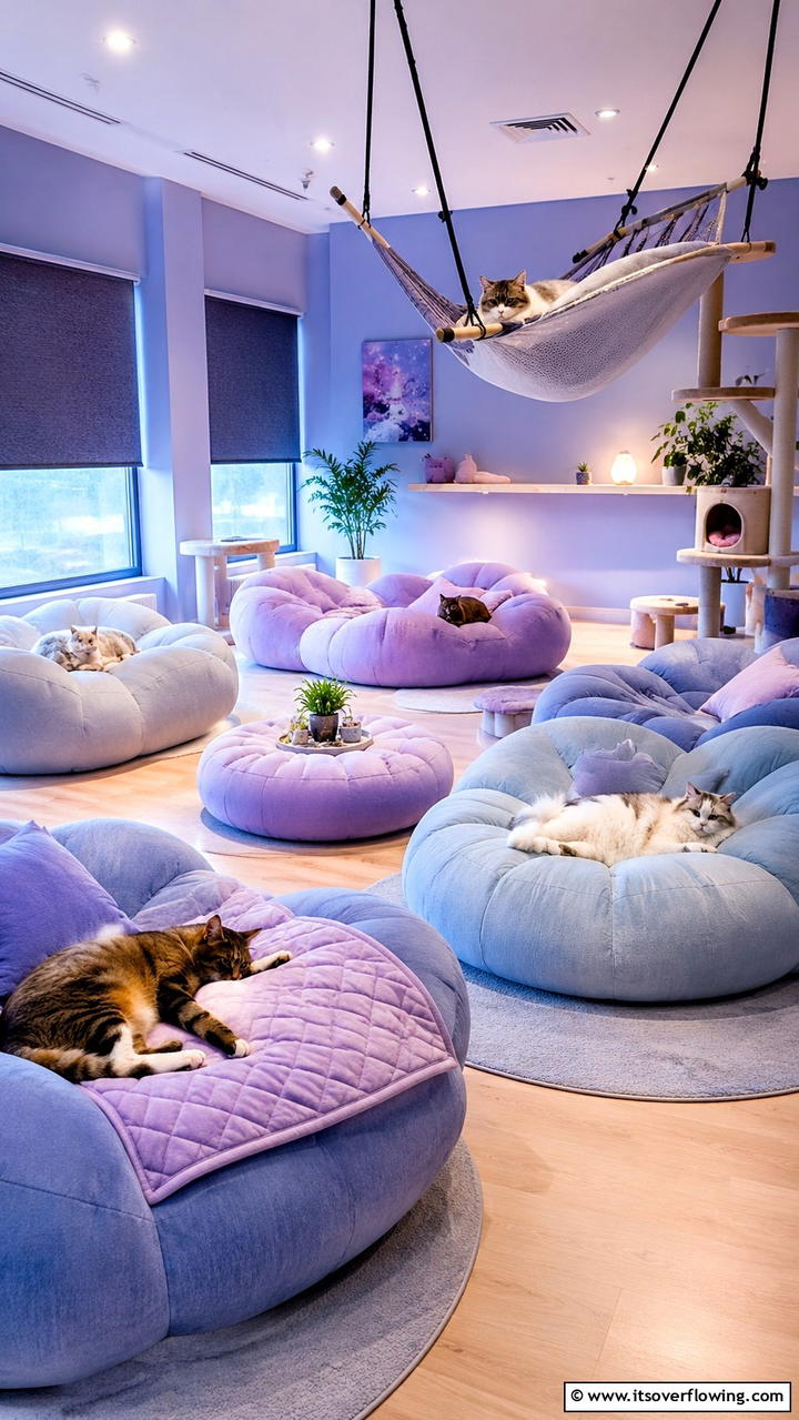 Cat Nap Lounge - 30 Cat Room Ideas- Create a Purr-fect Space for Your Feline