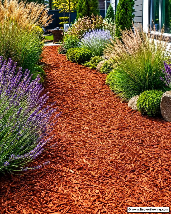 Cedar Mulch Pathway - 25 Mulch Pathway Ideas for a Beautiful Garden