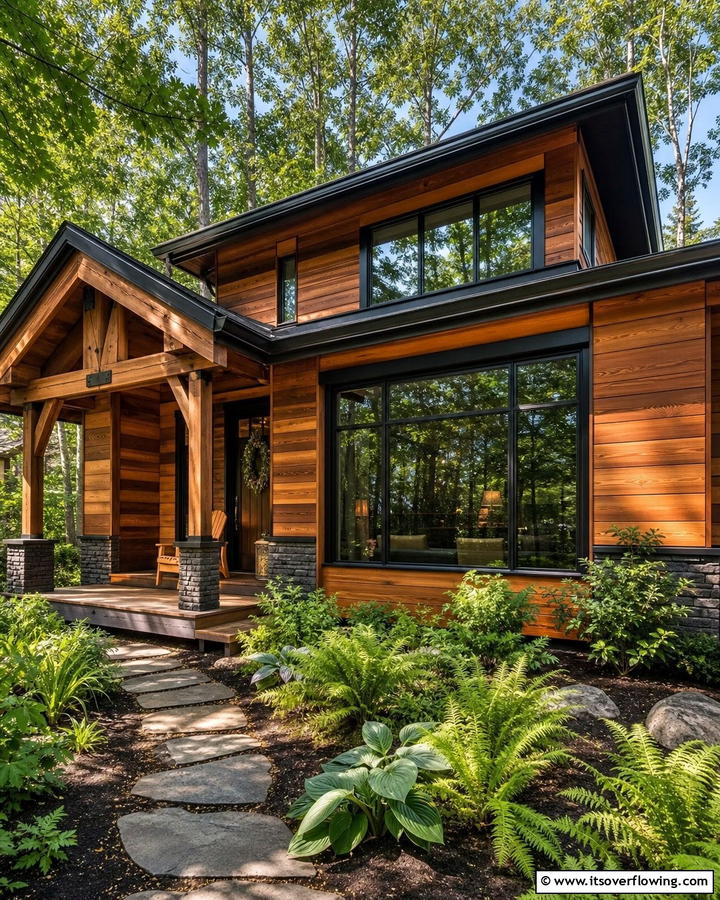 Cedar Siding - 21 Exterior House Siding Ideas for Modern Homes