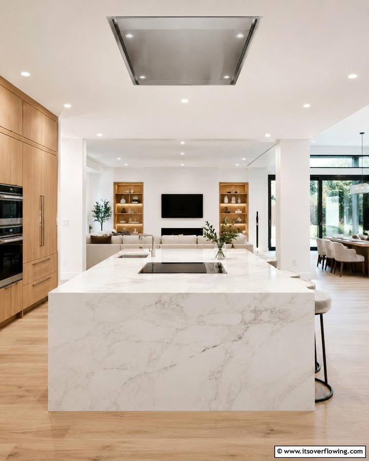 Ceiling Mounted Range Hoods - 25 Range Hood Ideas to Upgrade Your Kitchen Design