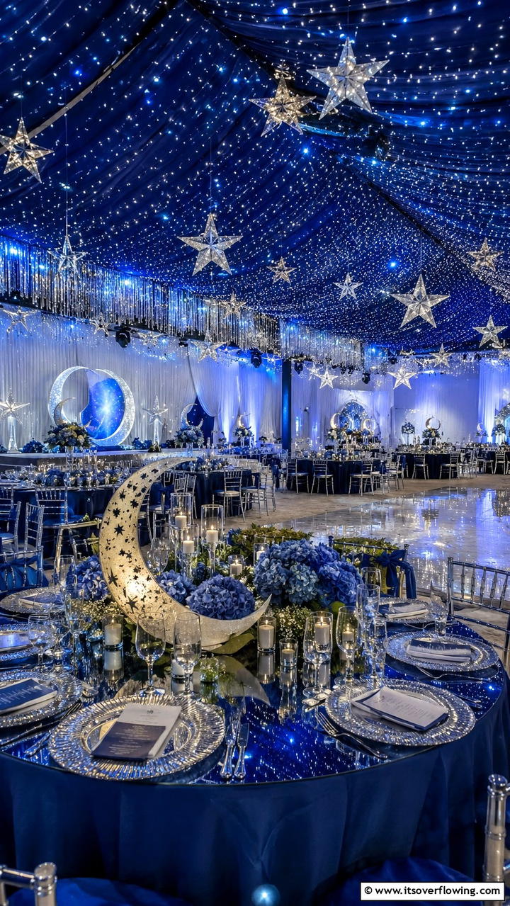 Celestial Blue Dream - 30 Blue Wedding Theme Ideas for Serene Celebrations