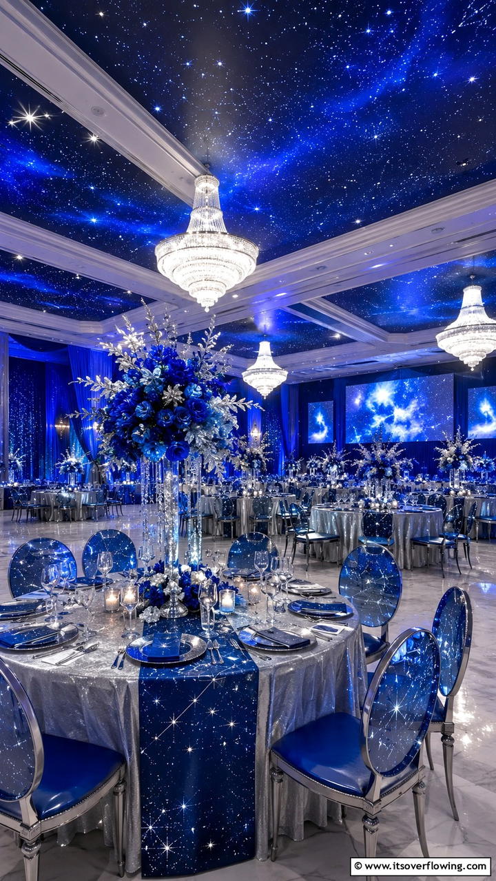 Celestial Blue Vibes - 30 Blue Wedding Theme Ideas for Serene Celebrations