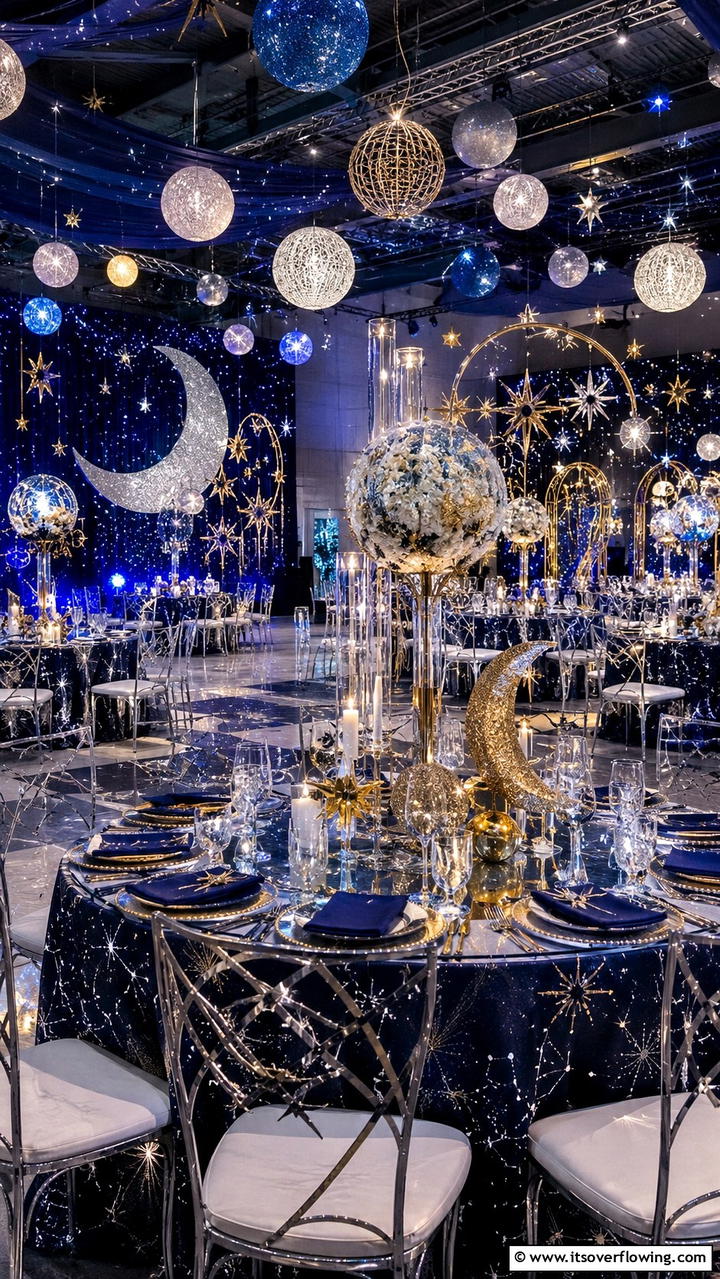 Celestial Theme Inspirations - 21 Elegant Wedding Decoration Ideas for a Memorable Event
