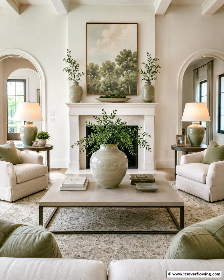Center Aligned Decor - 20 Symmetrical Living Room Ideas for Balanced Spaces