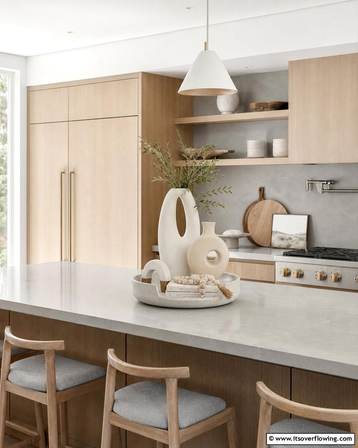 Ceramic Sculptures - 20 Kitchen Island Centerpiece Ideas for a Stunning Look