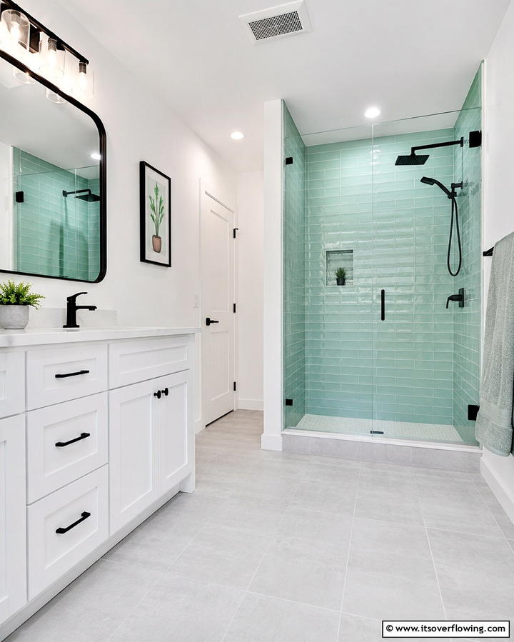 Ceramic Tile Shower Surrounds - 25 Shower Surround Ideas to Refresh Your Bathroom