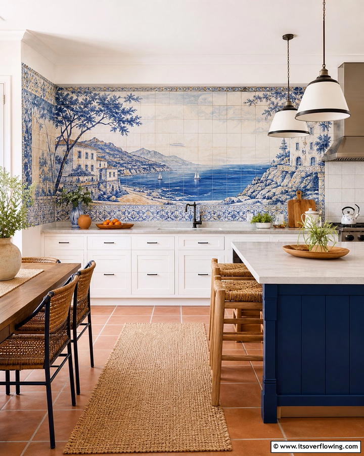 Ceramic Wall Murals - 21 Kitchen Wall Decor Ideas for a Personalized Culinary Space