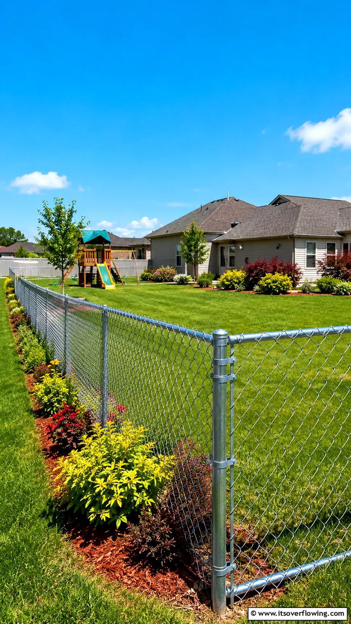 Chain Link Fence - 21 Popular Types of Fences for Privacy and Curb Appeal