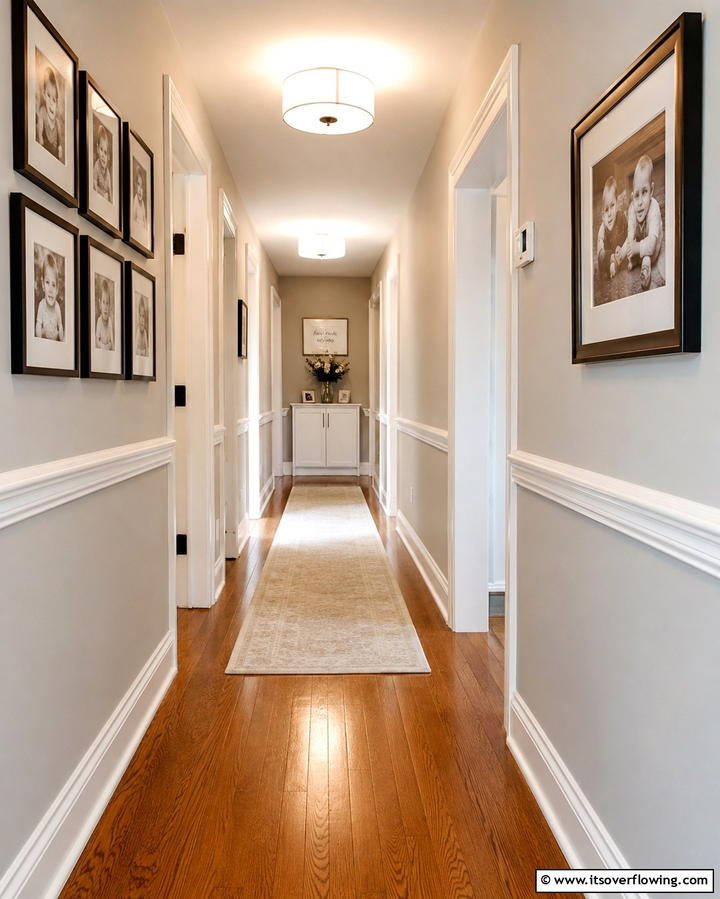 Chair Rail in Hallways - 30 Stylish Chair Rail Molding Ideas to Elevate Your Interiors