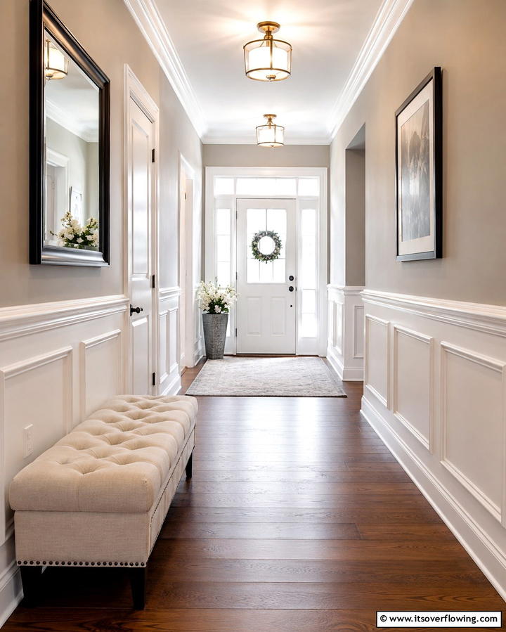 Chair Rail with Wainscoting - 30 Stylish Chair Rail Molding Ideas to Elevate Your Interiors