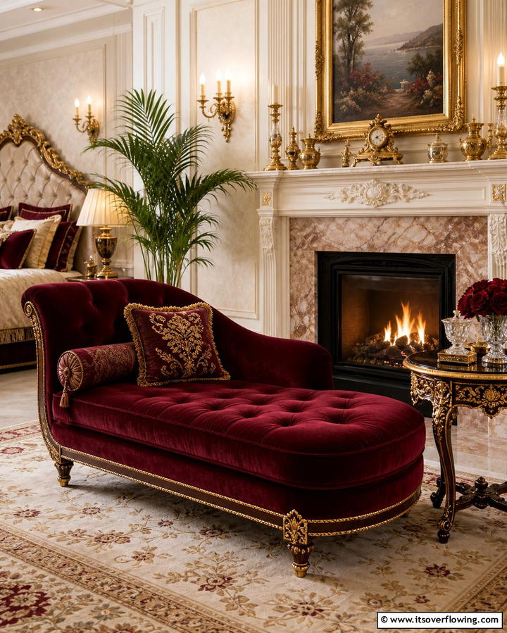 Chaise Lounges for a Luxurious Escape - 25 Chairs in Front of Fireplace Ideas for Cozy Vibes