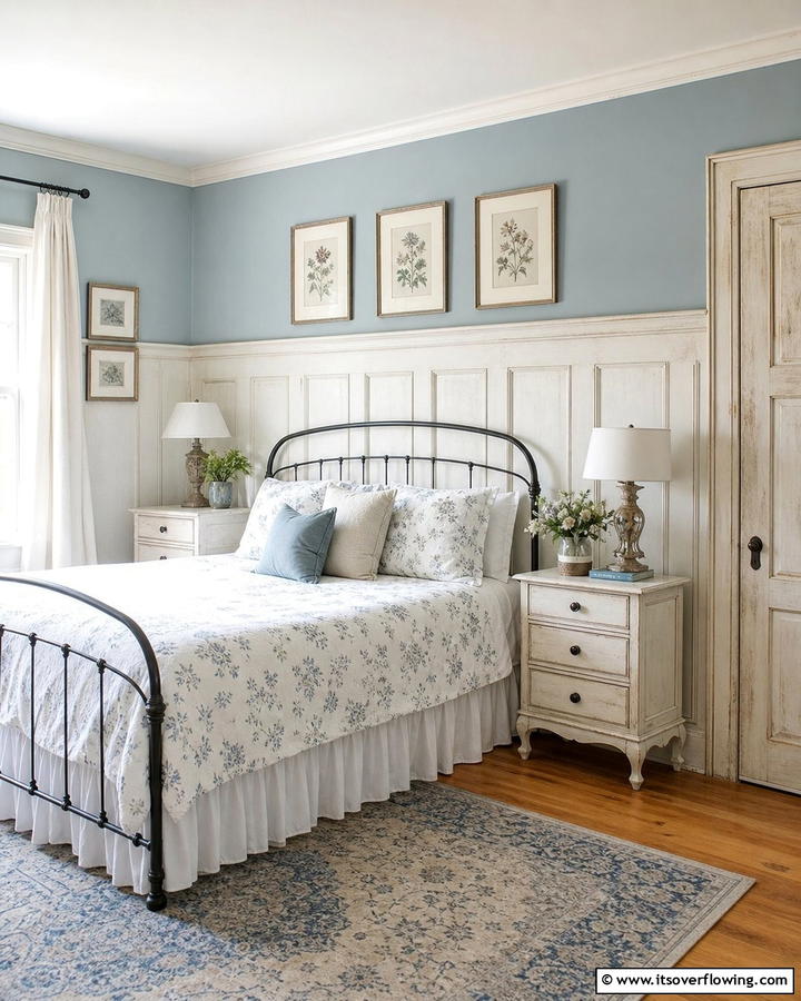 Chalk Painted Wainscoting - 21 Classic Wainscoting Ideas to Elevate Your Interior Walls