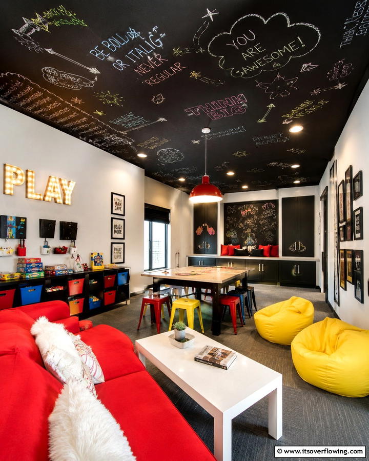 Chalkboard Inspired Ceilings - 30 Accent Ceiling Ideas to Elevate Your Space