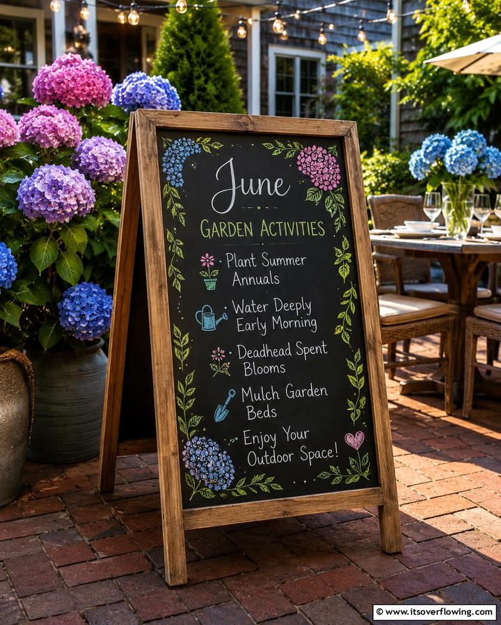Chalkboard Menu Sign - 25 Garden Sign Ideas to Personalize Your Outdoor Space