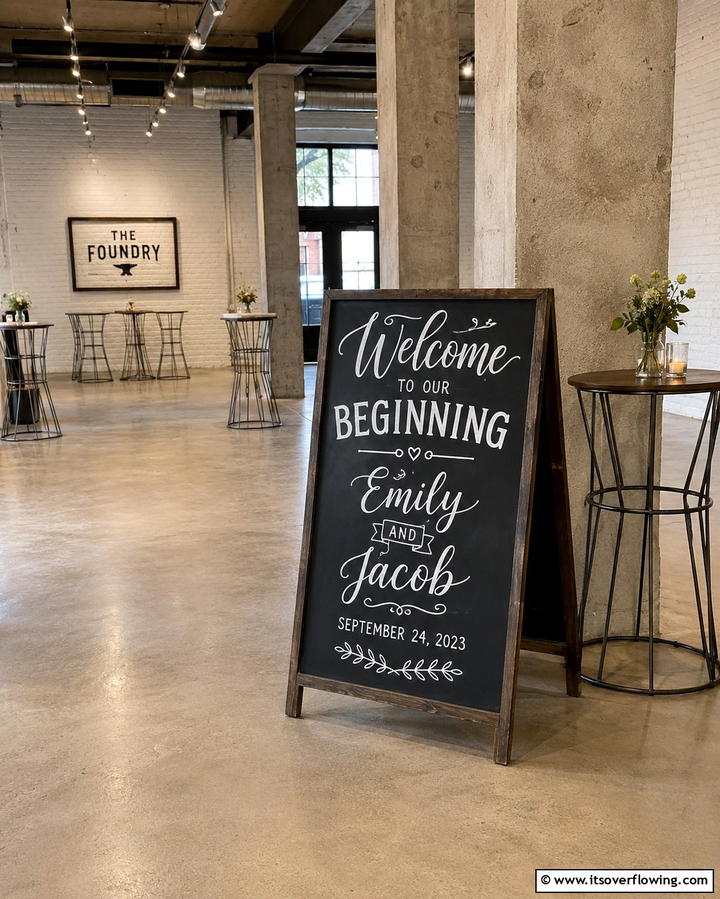 Chalkboard Signs - 25 Party Decoration Ideas for Memorable Celebrations