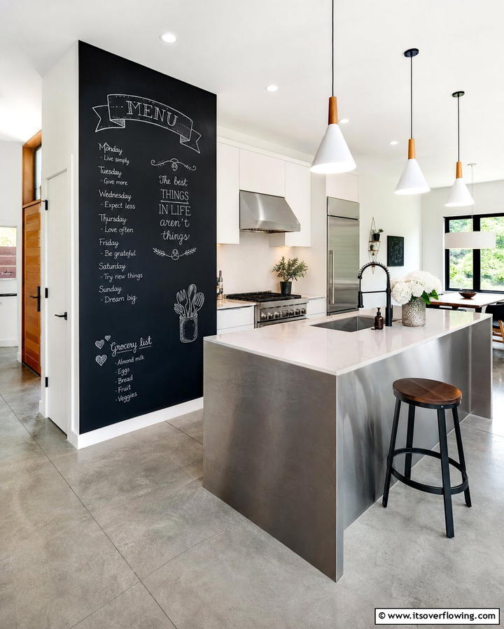 Chalkboard Wall - 25 Feature Wall Ideas to Transform Your Space