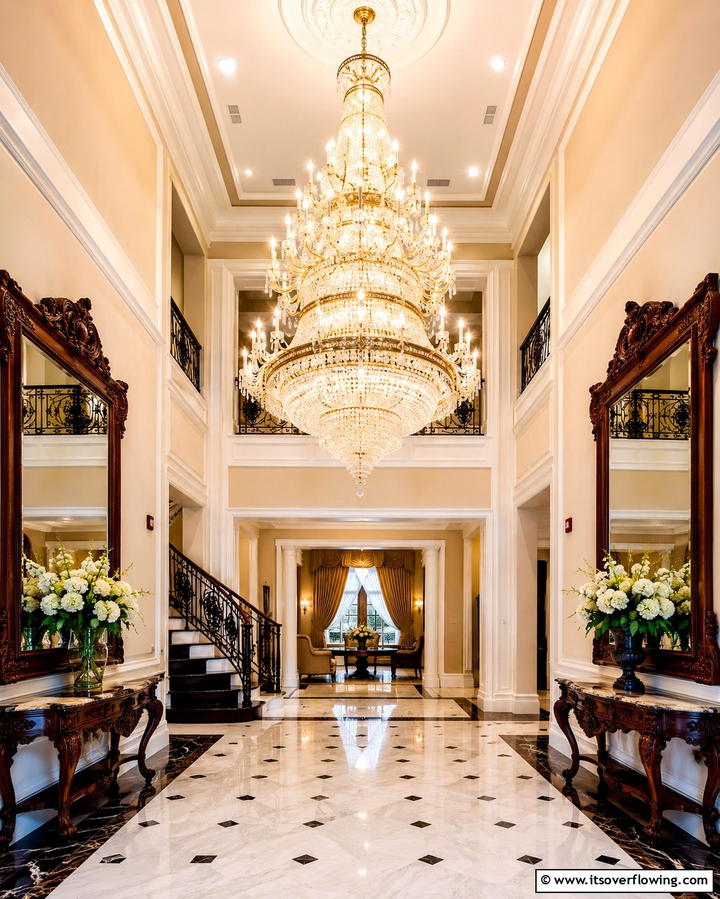 Chandeliers for Grand Hallways - 25 Hallway Lighting Ideas to Brighten Your Space