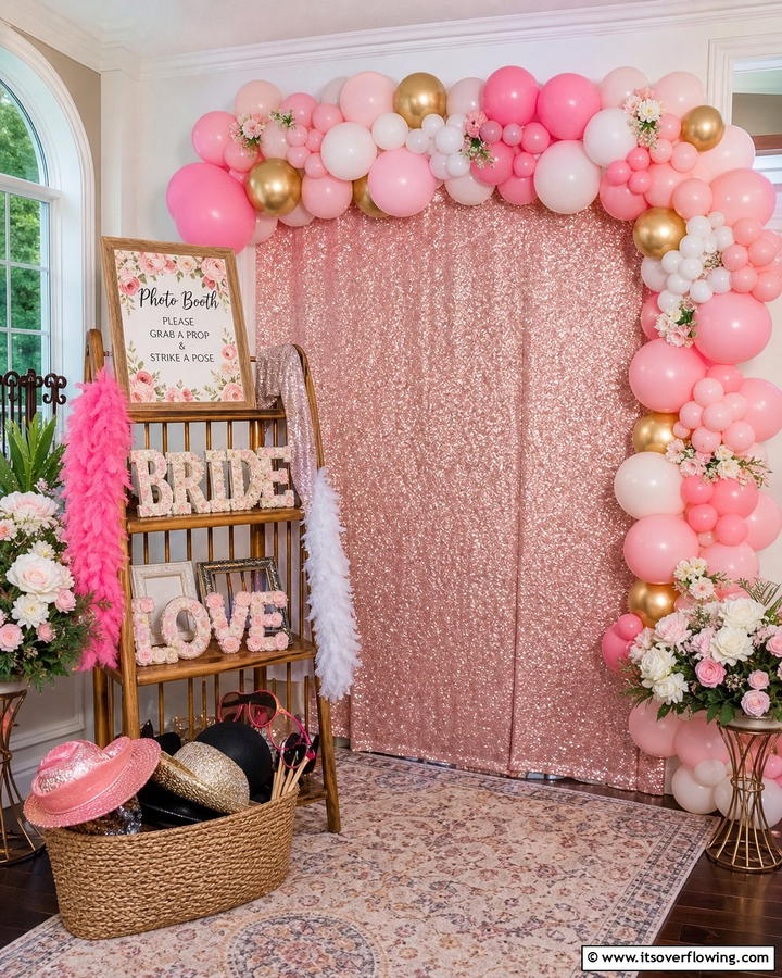Charming Photo Booth Fun - 21 Unique Bridal Shower Ideas for Memorable Celebrations