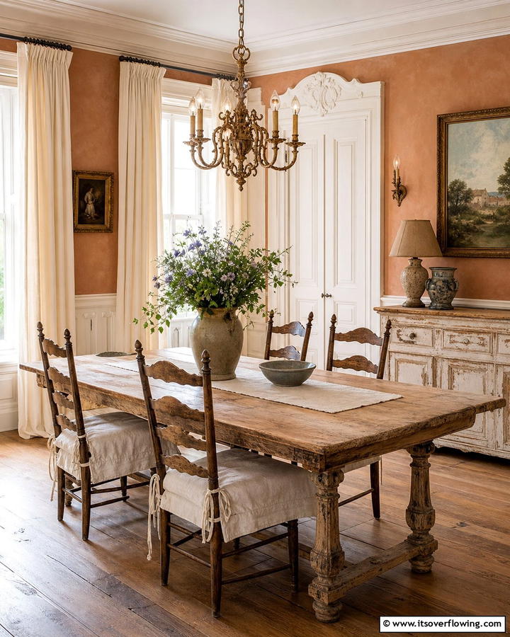 Charming Rustic Elegance - 21 French Country Dining Room Ideas for Elegance