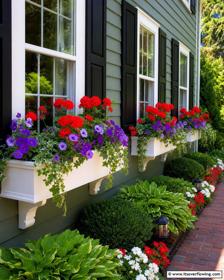 Charming Window Boxes - 21 Curb Appeal Ideas to Boost Your Home’s Exterior