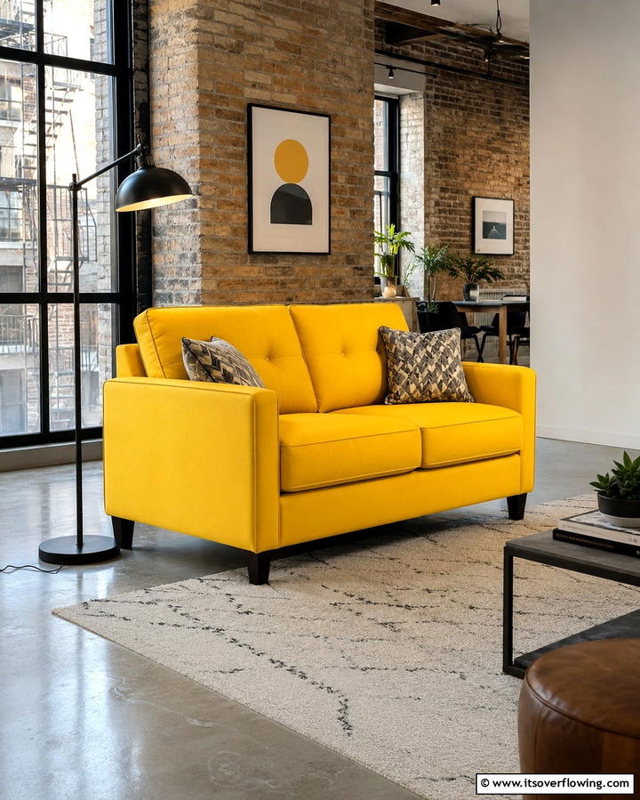 Cheerful Upholstered Furniture - 30 Vibrant Colorful Room Decor Ideas for Bold & Cheerful Spaces