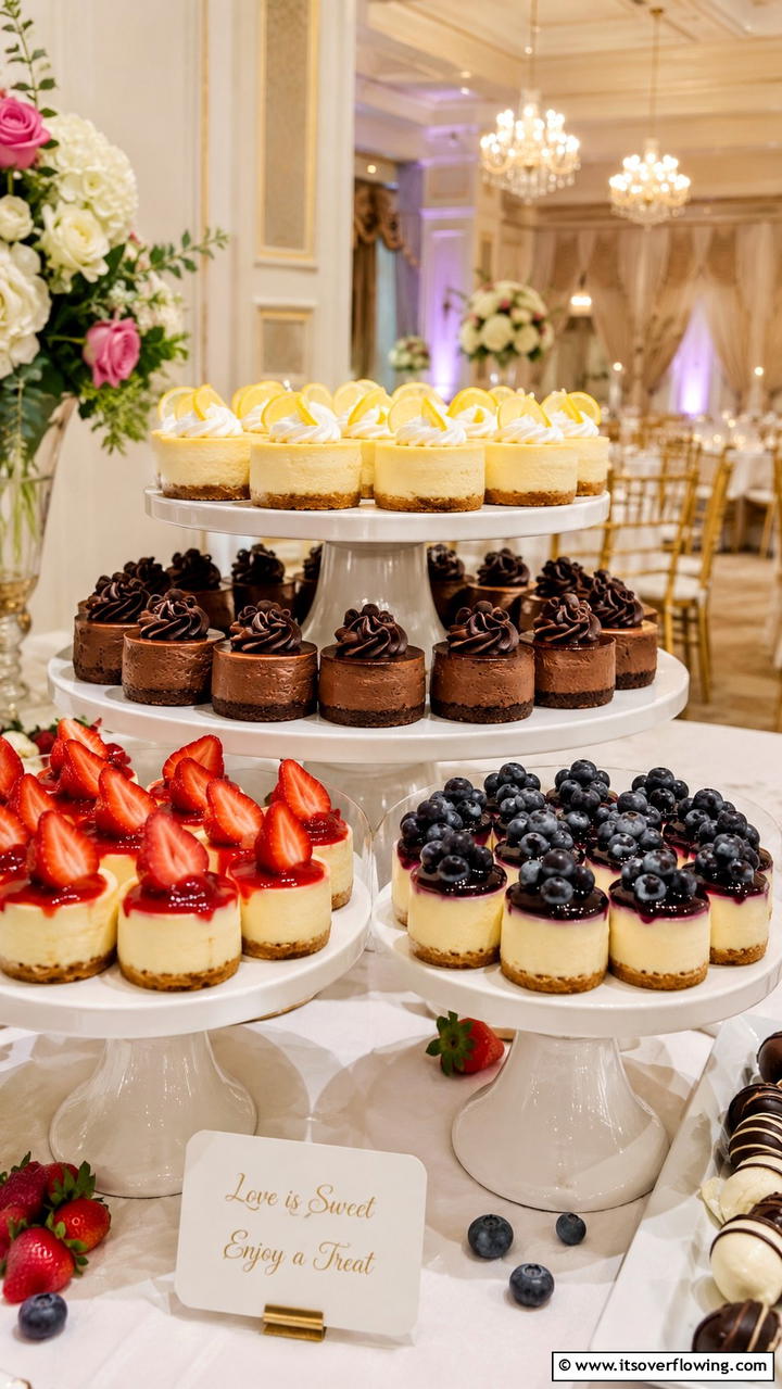 Cheesecake Variety - 21 Delicious Wedding Dessert Ideas for a Sweet Celebration