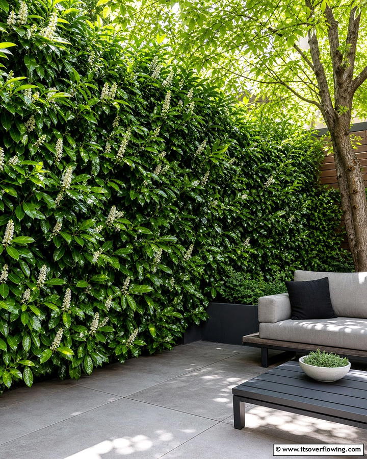 Cherry Laurel The Hardy Hedge - 25 Shrubs for Privacy- Create a Natural Barrier in Your Yard