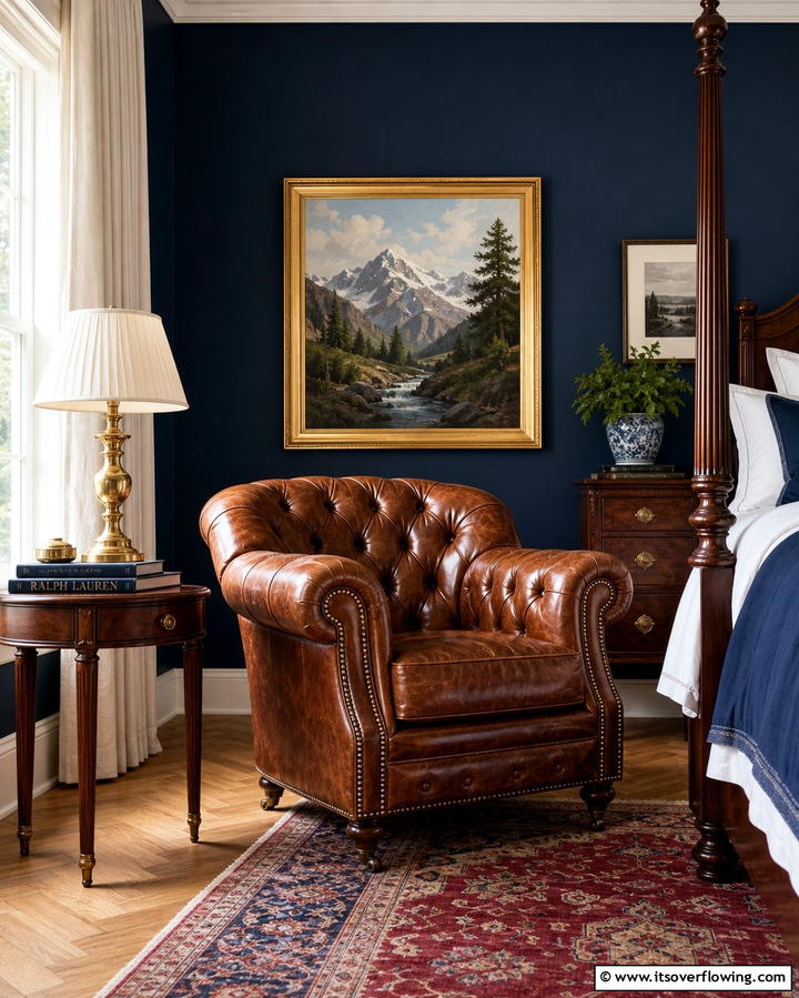 Chesterfield Chair - 25 Comfortable Bedroom Chair Ideas for Relaxation