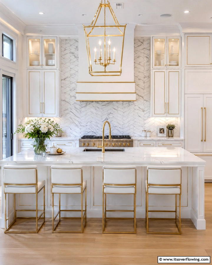 Chevron Pattern - 25 Modern Kitchen Backsplash Ideas for a Fresh Update