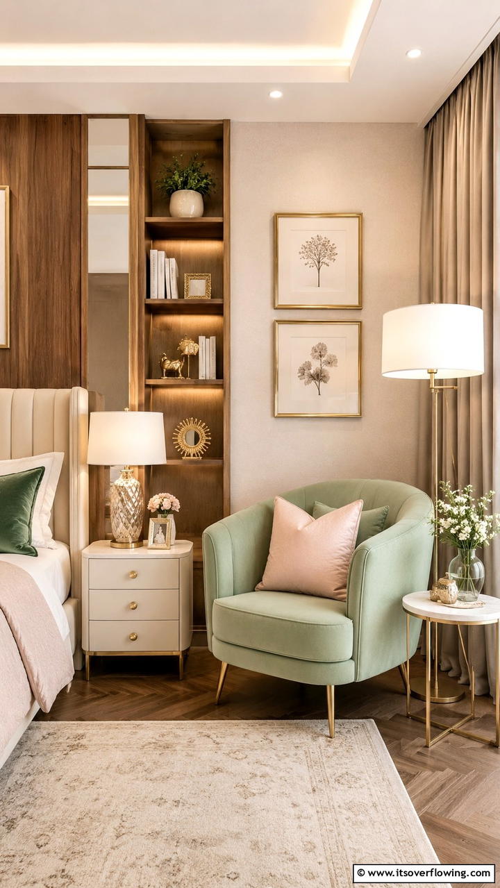Chic Corner Lounge - 30 Bedroom Sitting Area Ideas for Relaxation & Style
