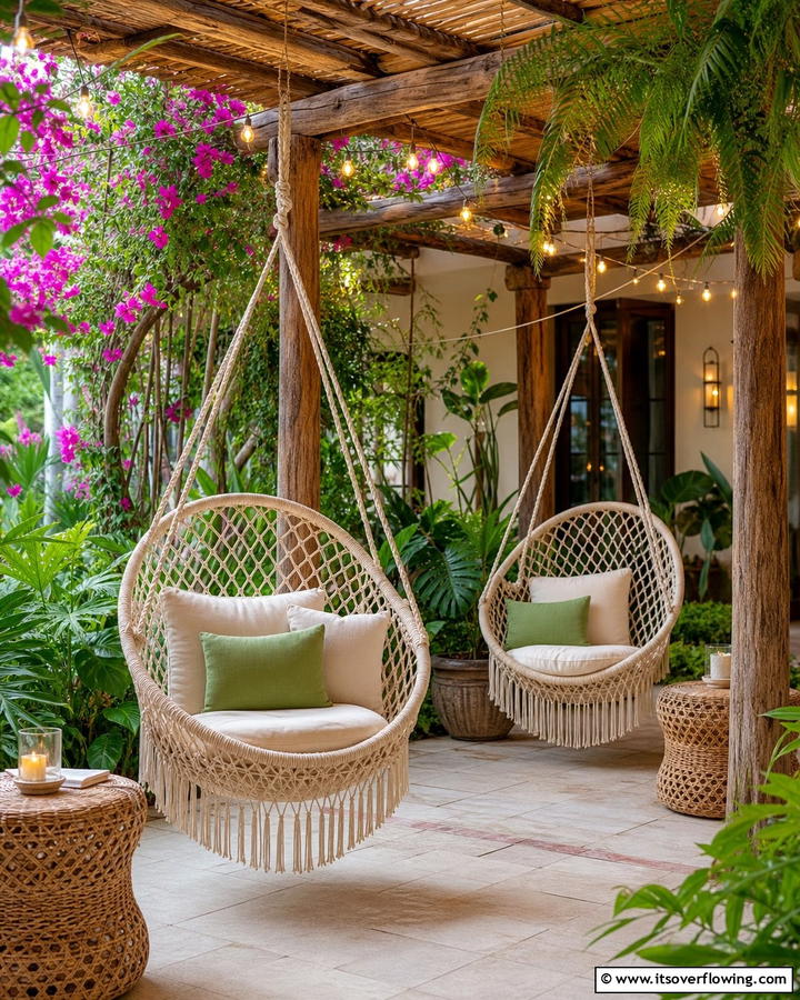 Chic Hammock Chairs - 21 Outdoor Furniture Ideas for Durable & Stylish Spaces