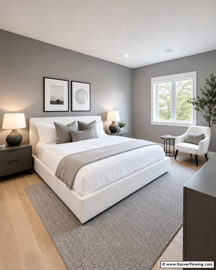 Chic Minimalist Monochrome Walls - 30 Wall Covering Ideas to Transform Your Interior Design