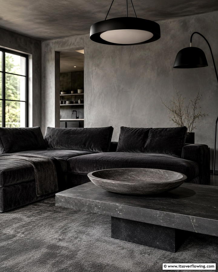 Chic Monochrome Dough Bowl Display - 30 Rustic Dough Bowl Decor Concepts for Farmhouse-Inspired Homes