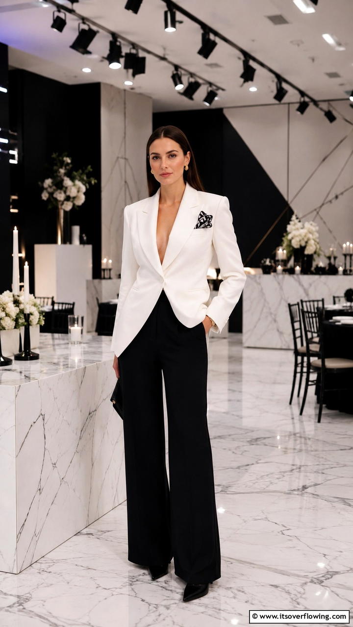 Chic Tuxedo Alternatives - 30 Guest Wedding Outfit Ideas- Stylish Attire Inspiration