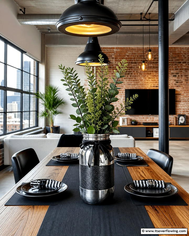 Chic Urban Vibe - 30 Charming Mason Jar Centerpiece Ideas for Every Season