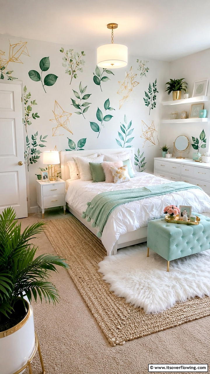 Chic Wall Decals and Stickers - 21 Trendy Teen Girl Bedroom Decor Ideas for Personal Style