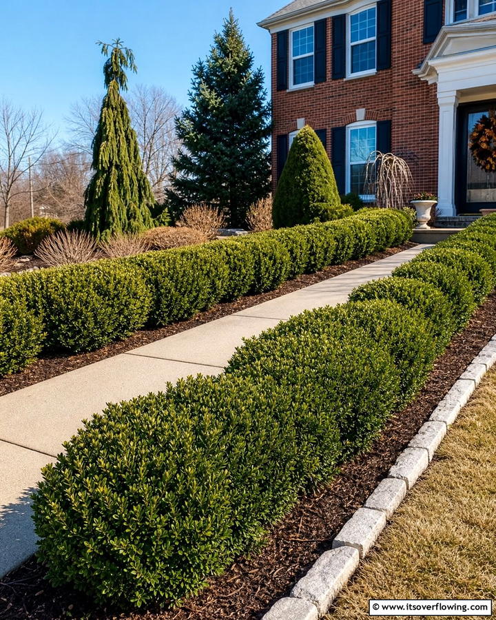 Chicagoland Green Boxwood - 20 Front Yard Boxwood Shrubs Ideas for a Polished Look