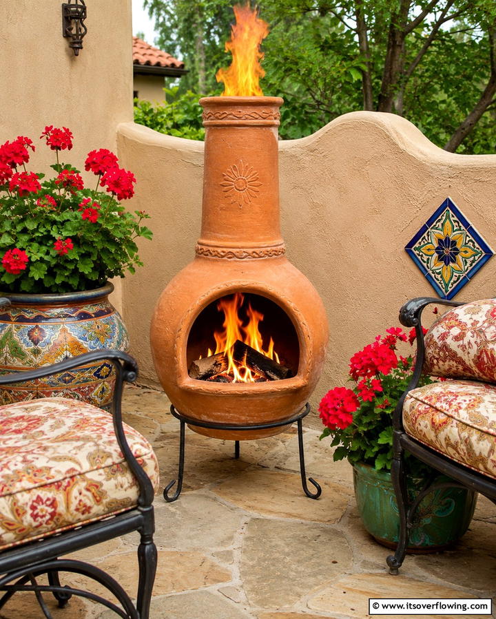 Chiminea Fire Pit - 25 Wood Burning Fire Pit Ideas for Cozy Nights