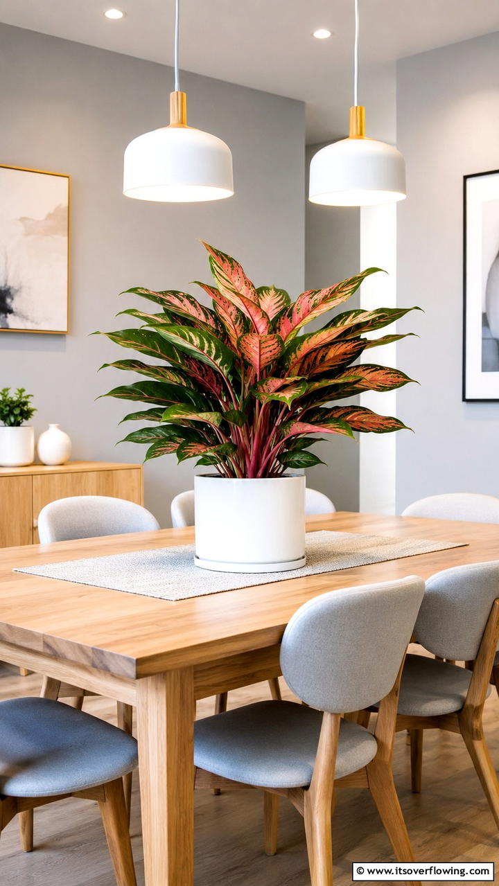 Chinese Evergreen Bold and Beautiful - 30 Low-Light Indoor Plants That Don’t Need Sun to Thrive