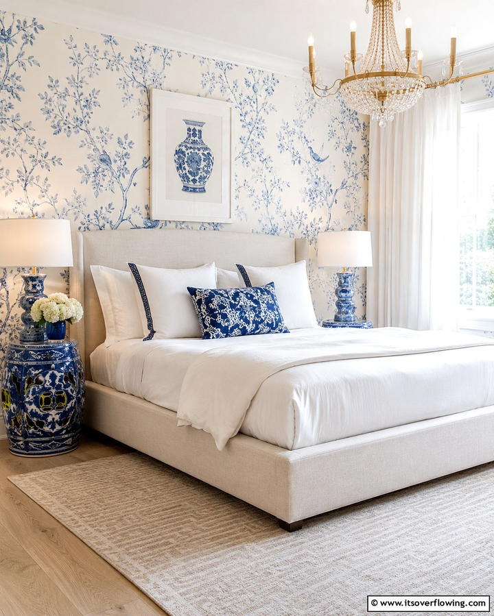 Chinese Garden Stools - 25 Chinoiserie Bedroom Ideas for an Exotic Touch