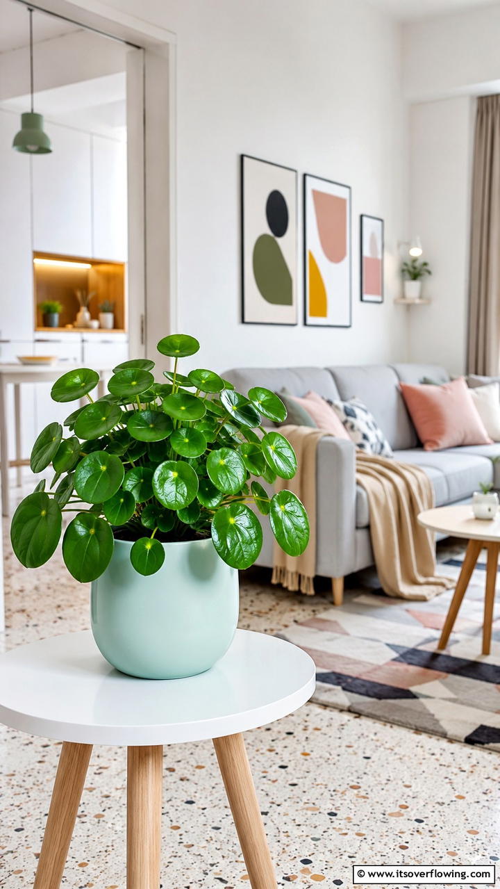 Chinese Money Plant Modern Charm - 30 Low-Light Indoor Plants That Don’t Need Sun to Thrive