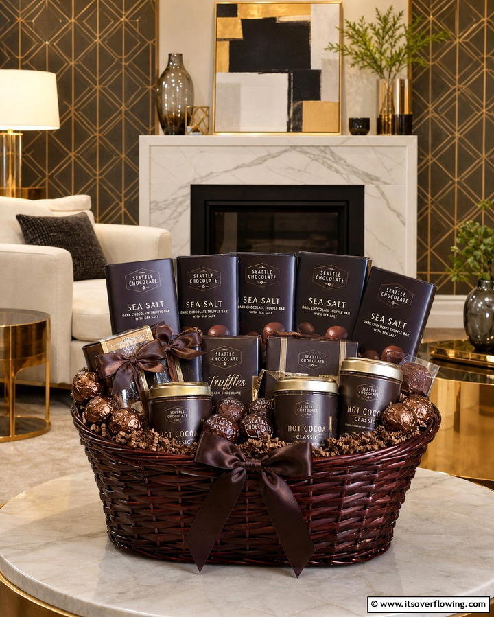 Chocolate Indulgence Basket - 25 Gift Basket Ideas for Every Occasion and Theme