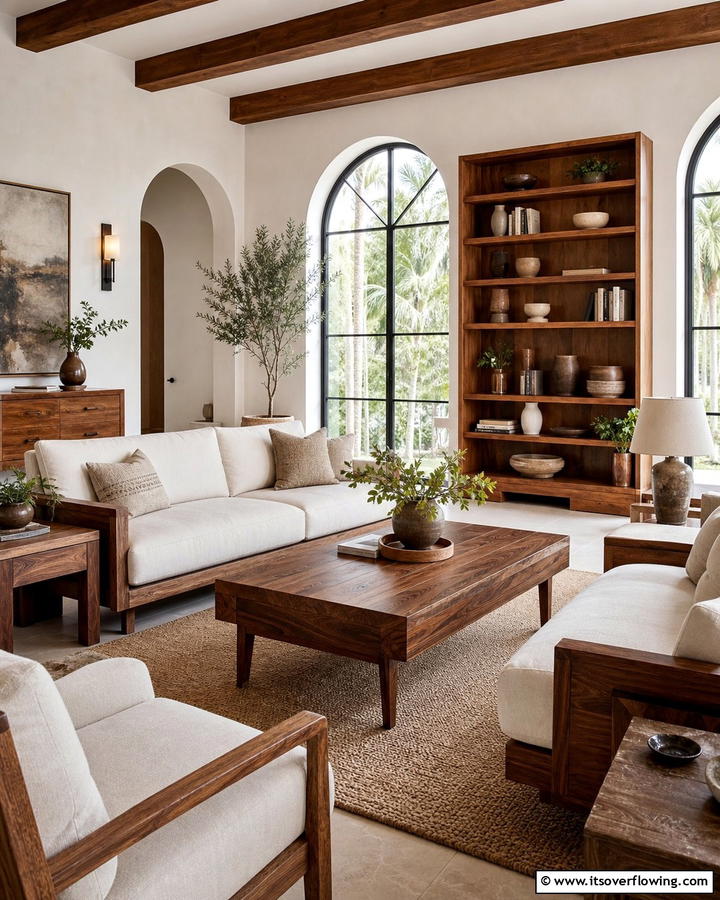 Choosing Wooden Furniture - 20 Natural Living Room Ideas for a Calm Retreat