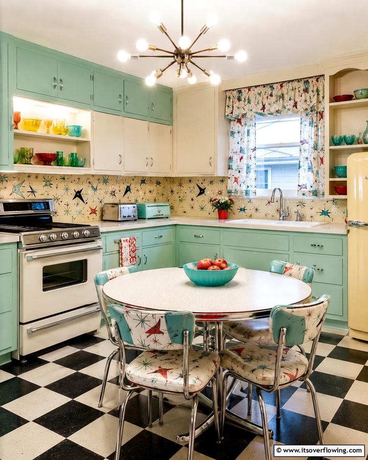 Chrome Dining Sets - 25 1950s Kitchen Ideas for a Retro Home Makeover