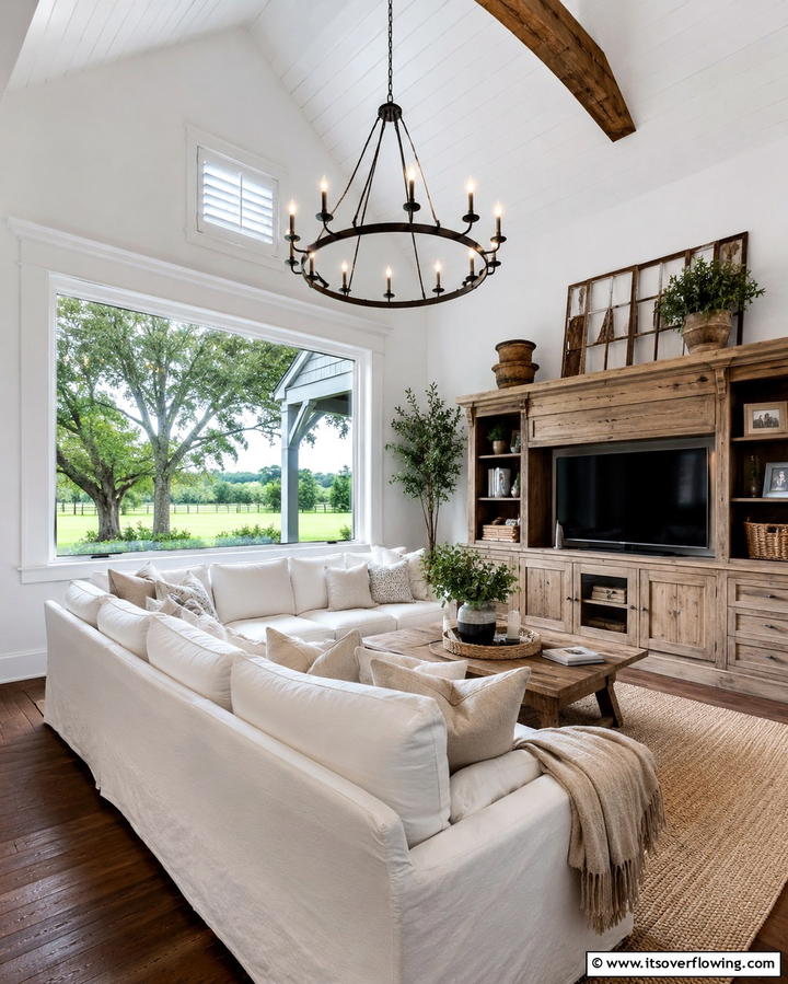 Chunky Window Trim - 25 Farmhouse Interior Window Trim Ideas for Charm